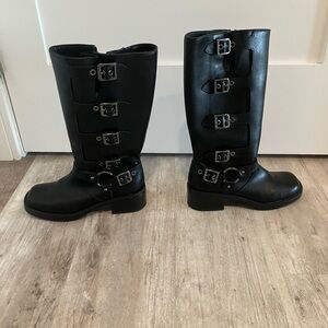 Wild fable black moto boots